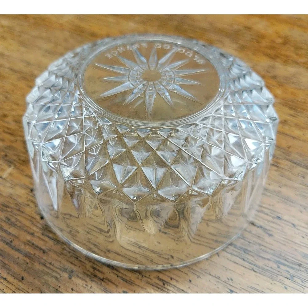 Vintage Arcoroc‎ Decorative Glass Bowl 1960's Made in France
